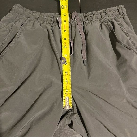 Eddie Bauer Polar Fleece Lined Jogger Pants Women Sz 8 Flannel Cargo Pockets - Picture 11 of 12